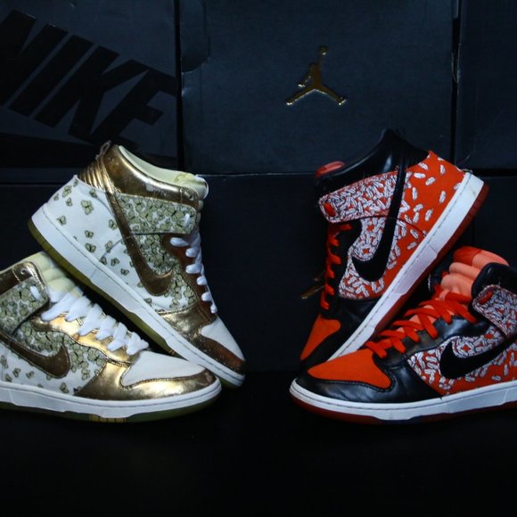 Nike Shoes - NIKE DUNK HIGH x Paule Marrot "Aurore" Feathers